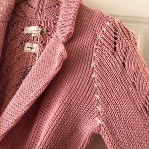 Odd Molly Mrs Charming pink cardigan size 1 small